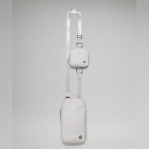 Lululemon RHINO GRAY Modular Phone Crossbody Bag w/ Mini Detatchable Pouch